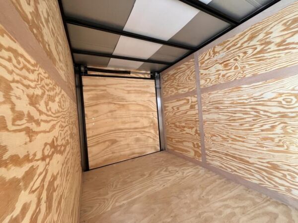 2024 NationCraft Trailers 6x12 7k White Cargo / Enclosed Trailer - Image 3