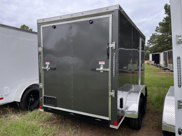 2024 NationCraft Trailers 6x12 7k White Cargo / Enclosed Trailer