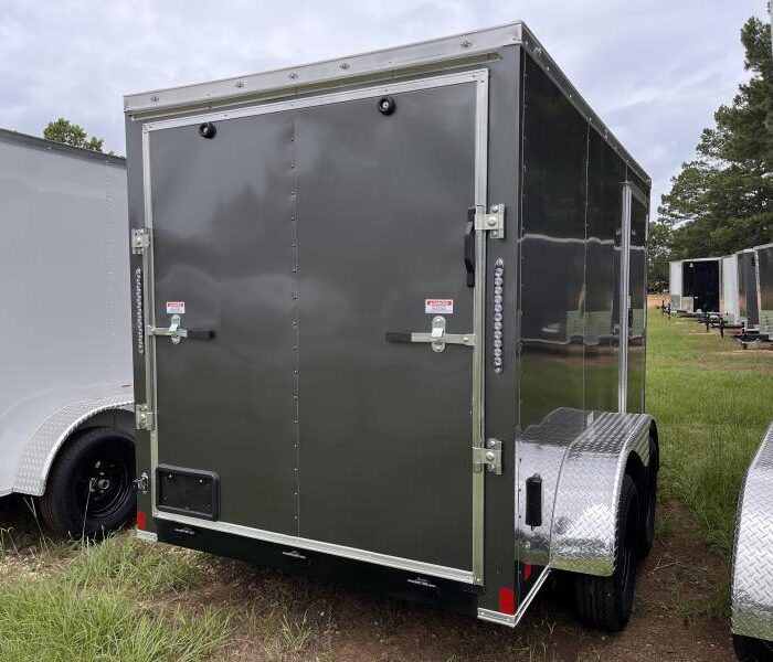 2024 NationCraft Trailers 6x12 7k White Cargo / Enclosed Trailer