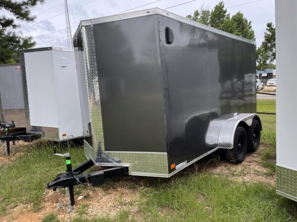 2024 NationCraft Trailers 6x12 7k White Cargo / Enclosed Trailer - Image 2