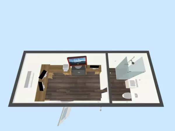 20x8 Mobile Office Trailer – 160 Sqft with Bath & Living Quarters - Image 5