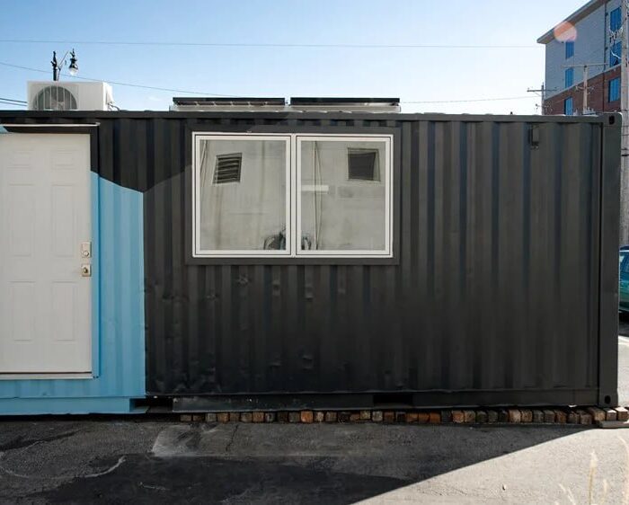20x8ft Shipping Container Office | Portable Anti-Vandal Building